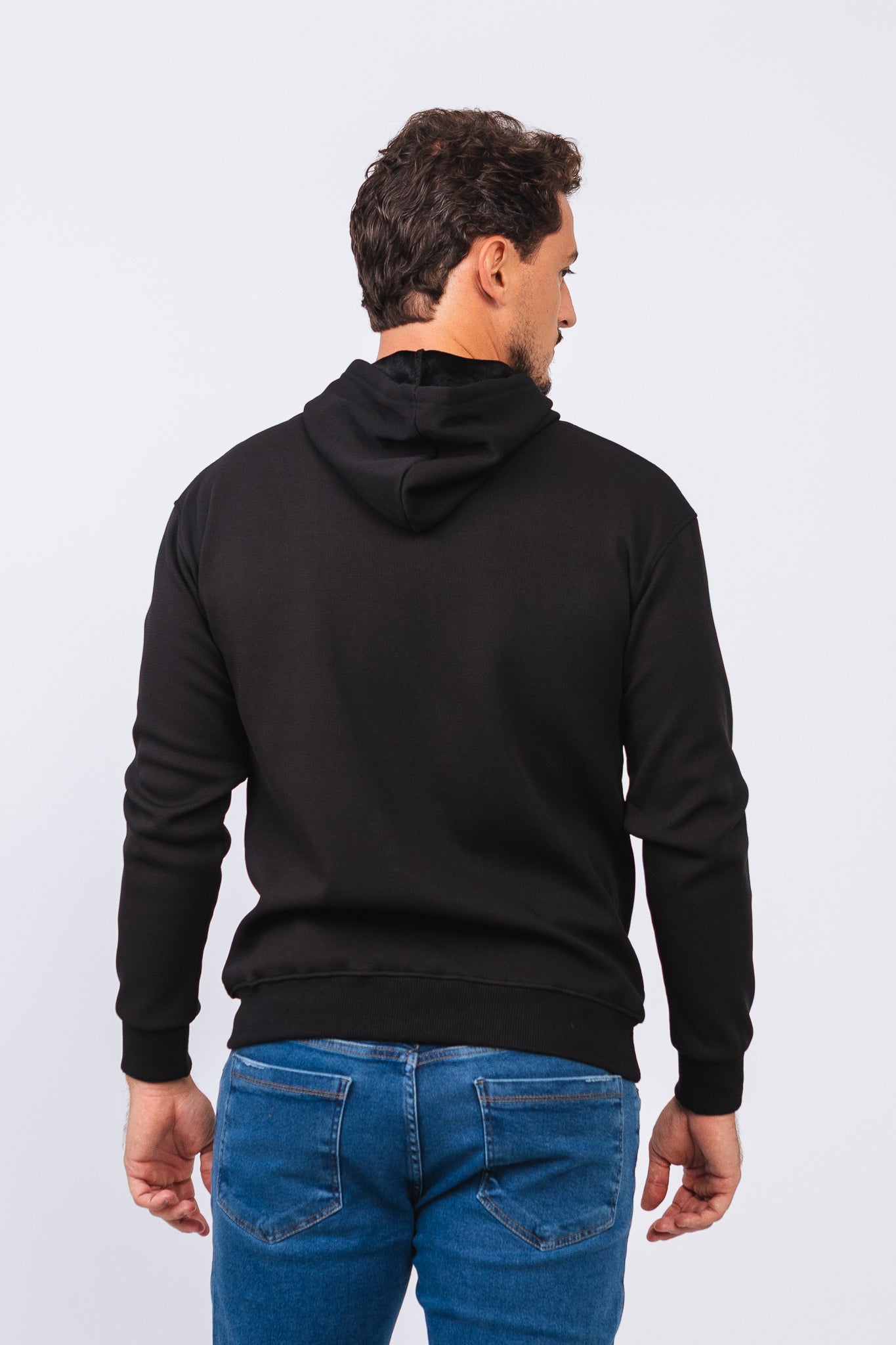 Blusa Tricot Vetor Preta