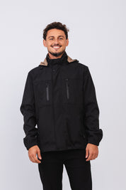 Jaqueta Dupla Cavalier Preto/Coffee
