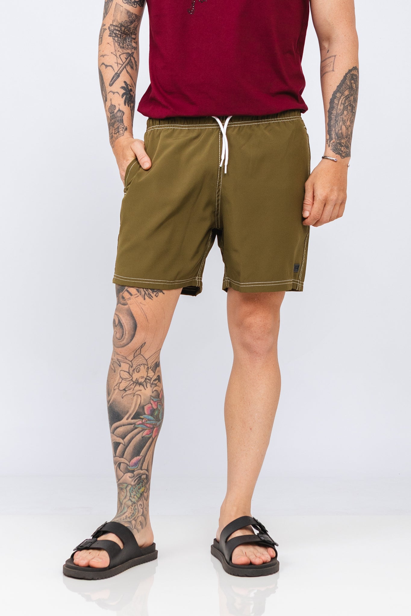 Shorts Basic Summer Verde Oliva