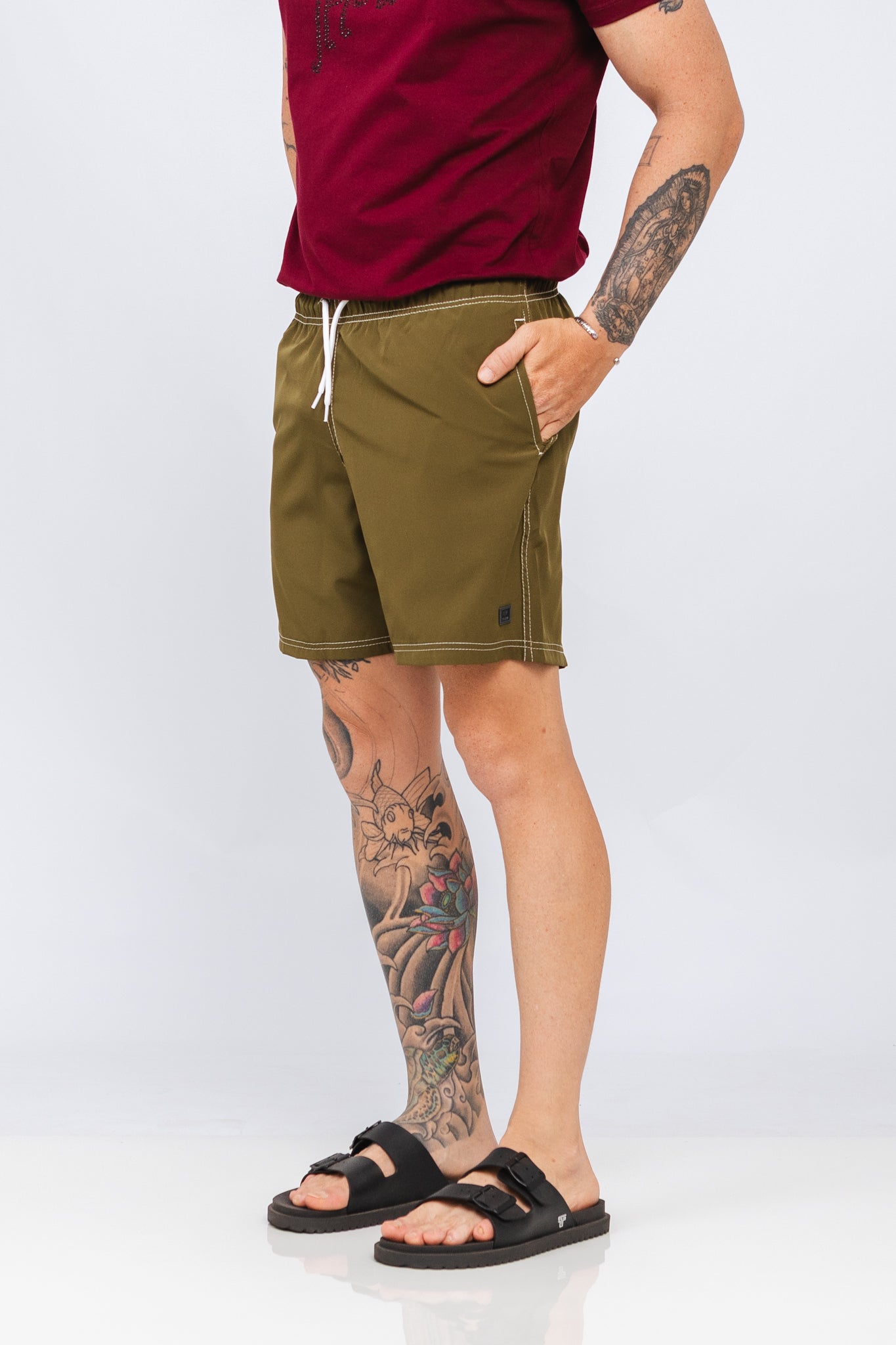 Shorts Basic Summer Verde Oliva