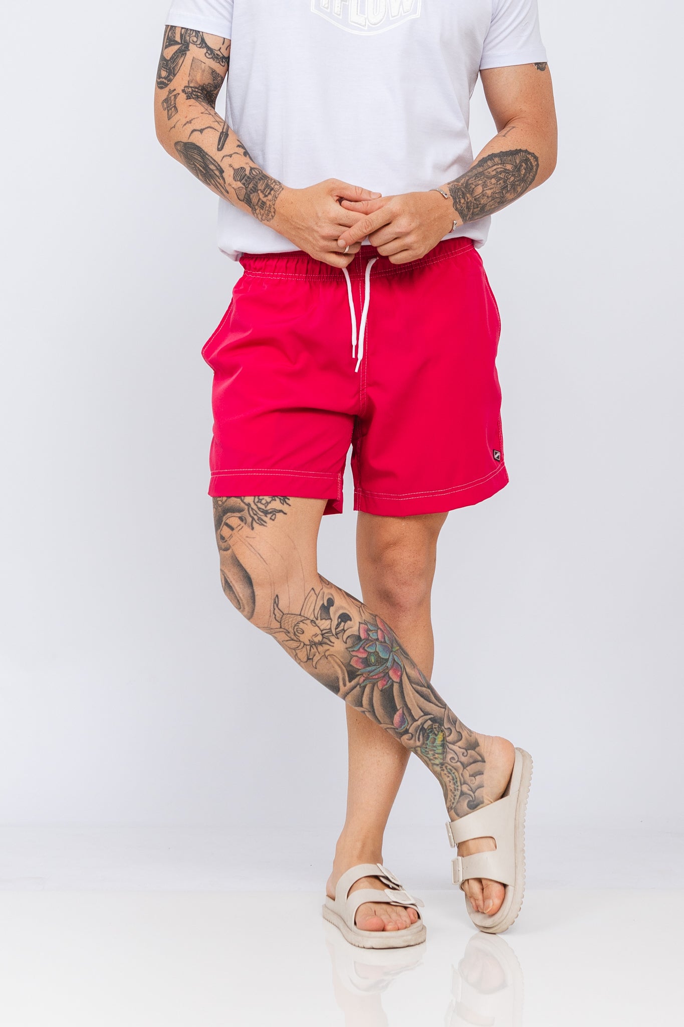Shorts Basic Summer Pink Jambo