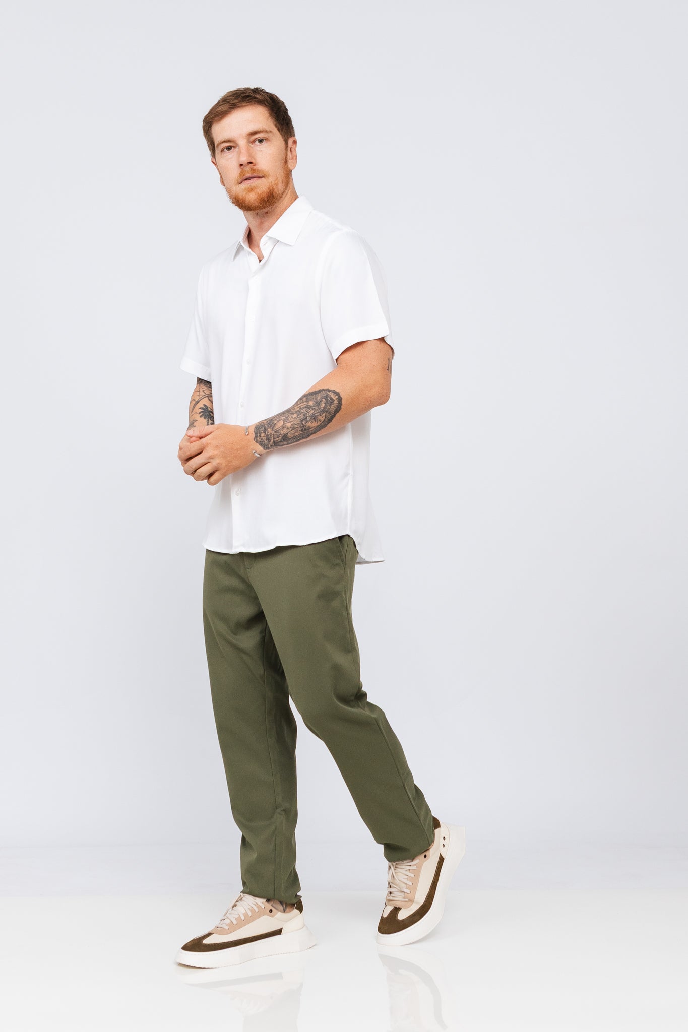 Camisa Viscose MC Rayon Branca