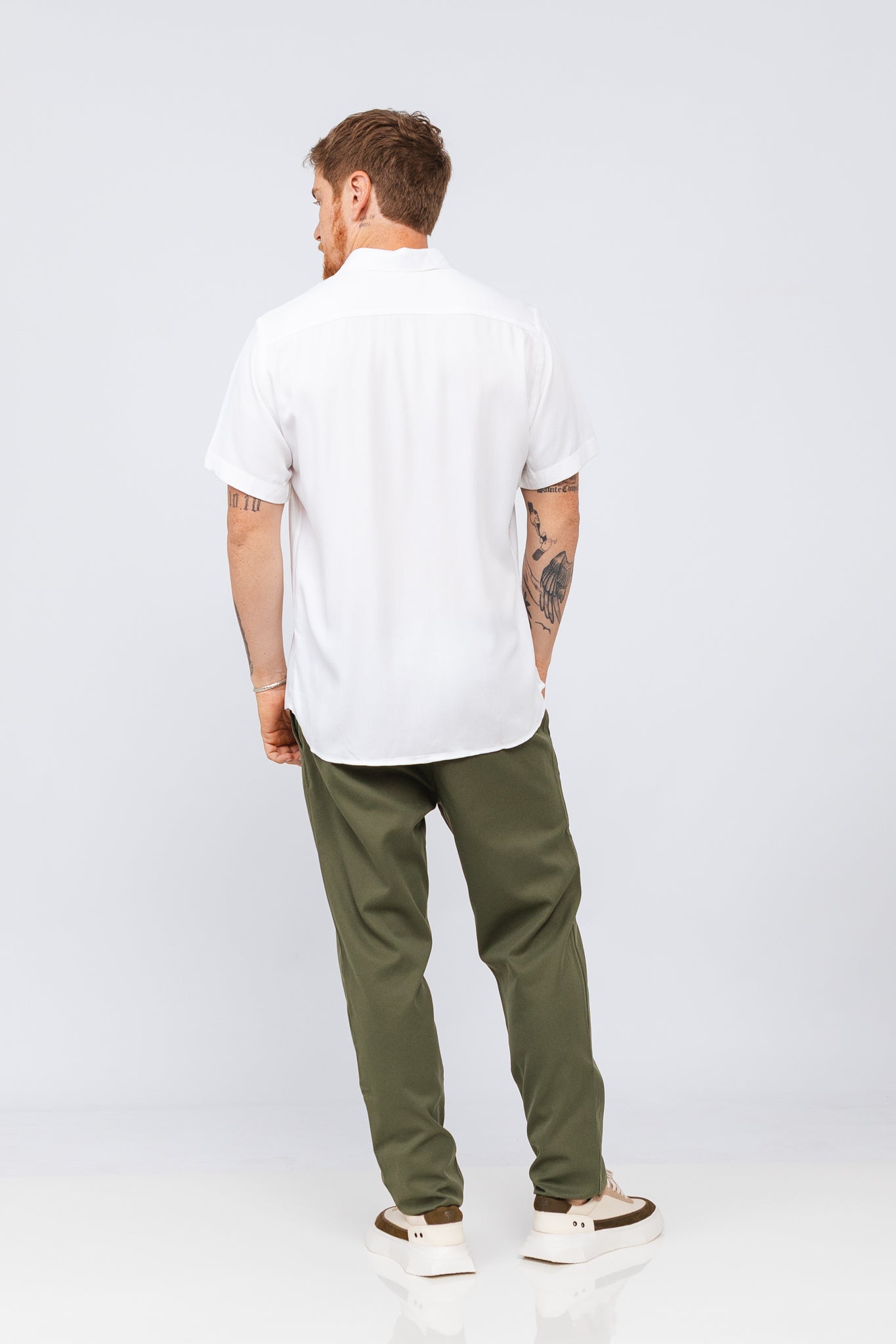 Camisa Viscose MC Rayon Branca