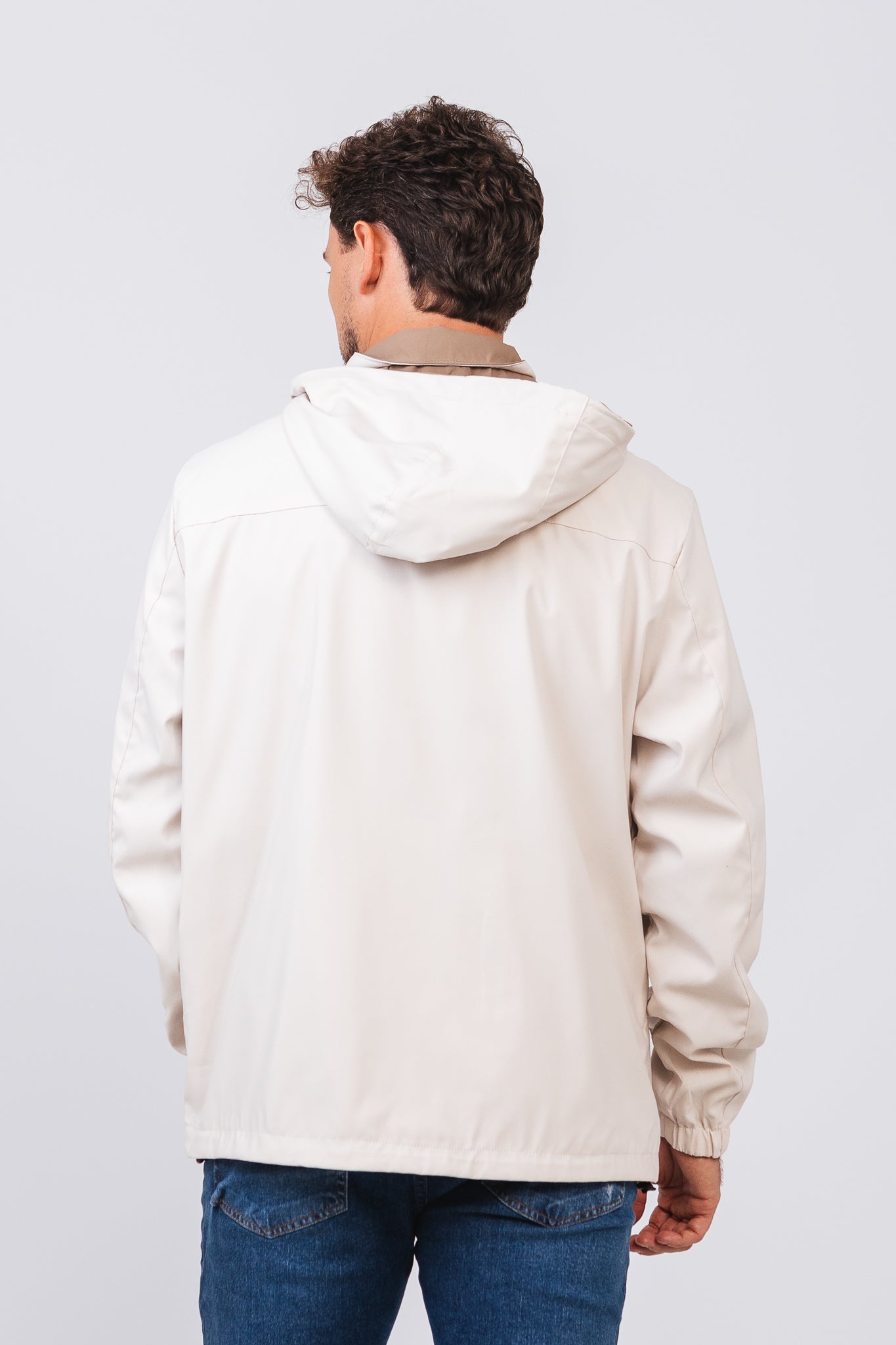 Jaqueta Dupla Cavalier Off White/Coffee