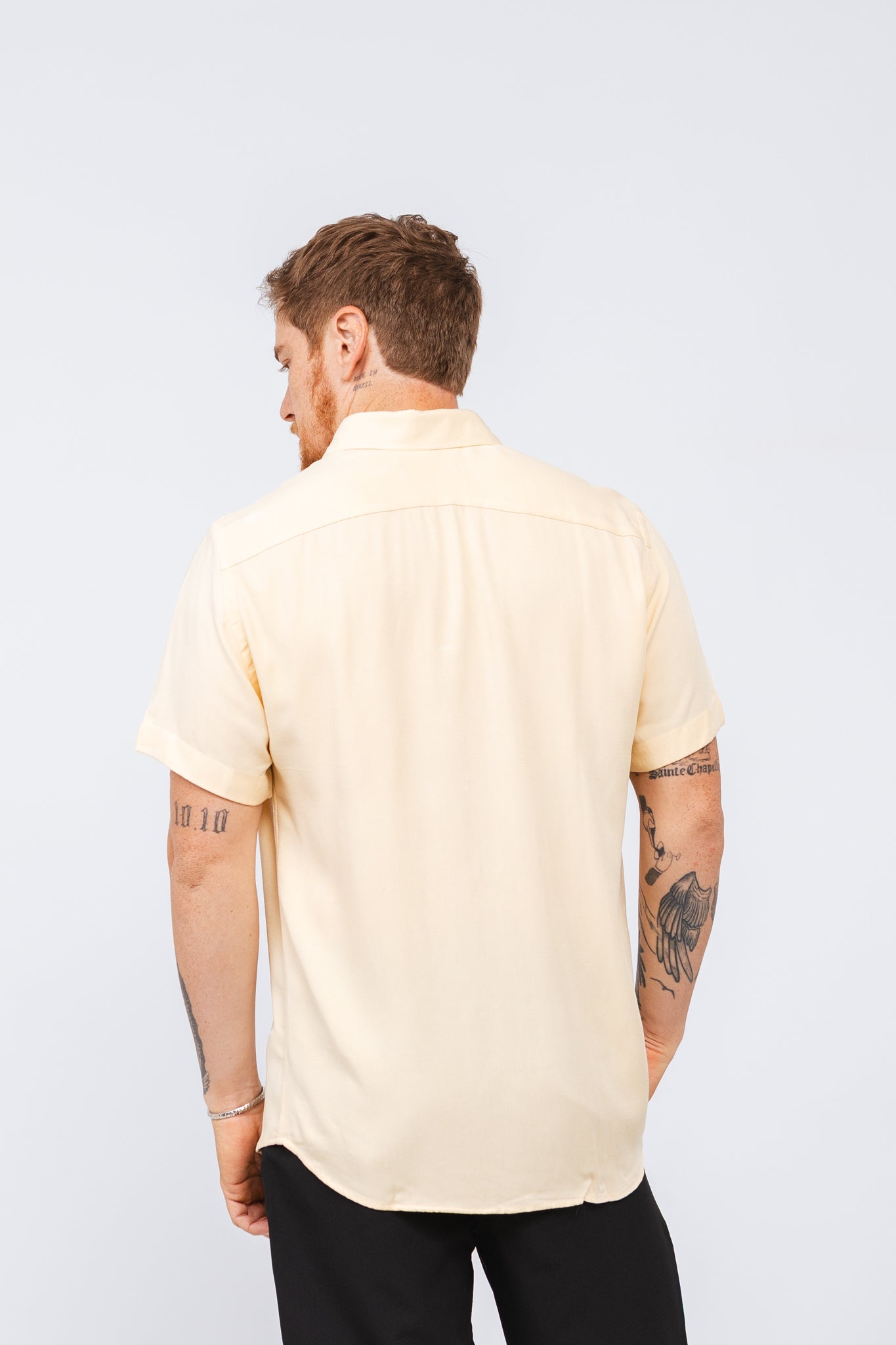 Camisa Viscose MC Rayon Areia