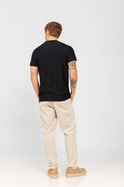 Camiseta Copa Henley Preta
