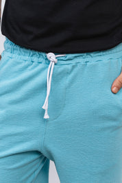 Bermuda Moletom Maldivas Azul Claro