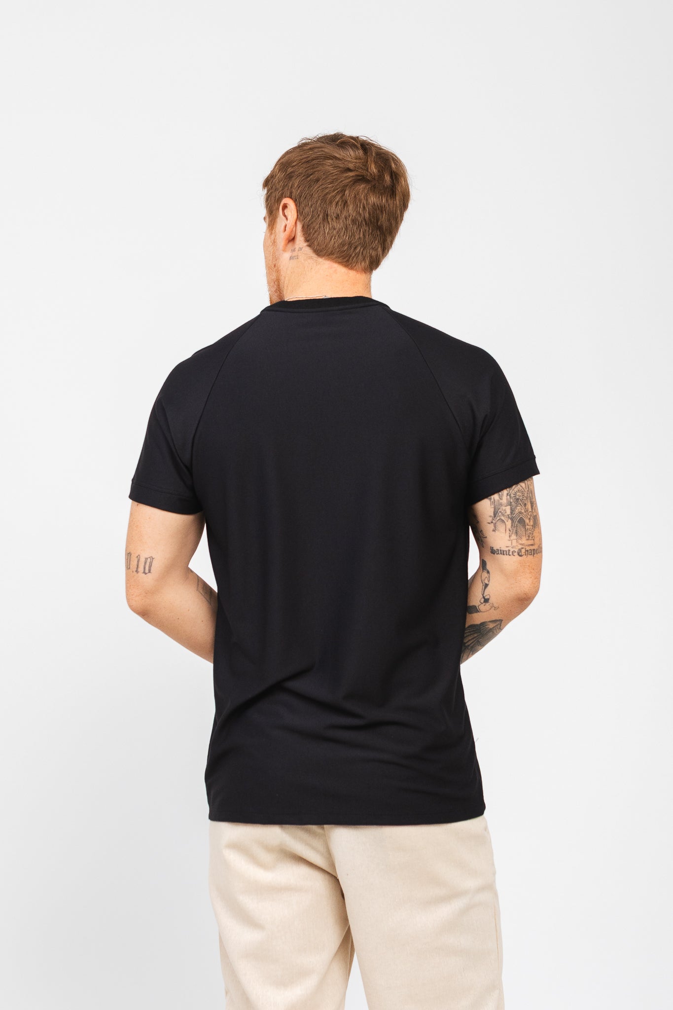 Camiseta Copa Henley Preta