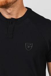 Camiseta Copa Henley Preta