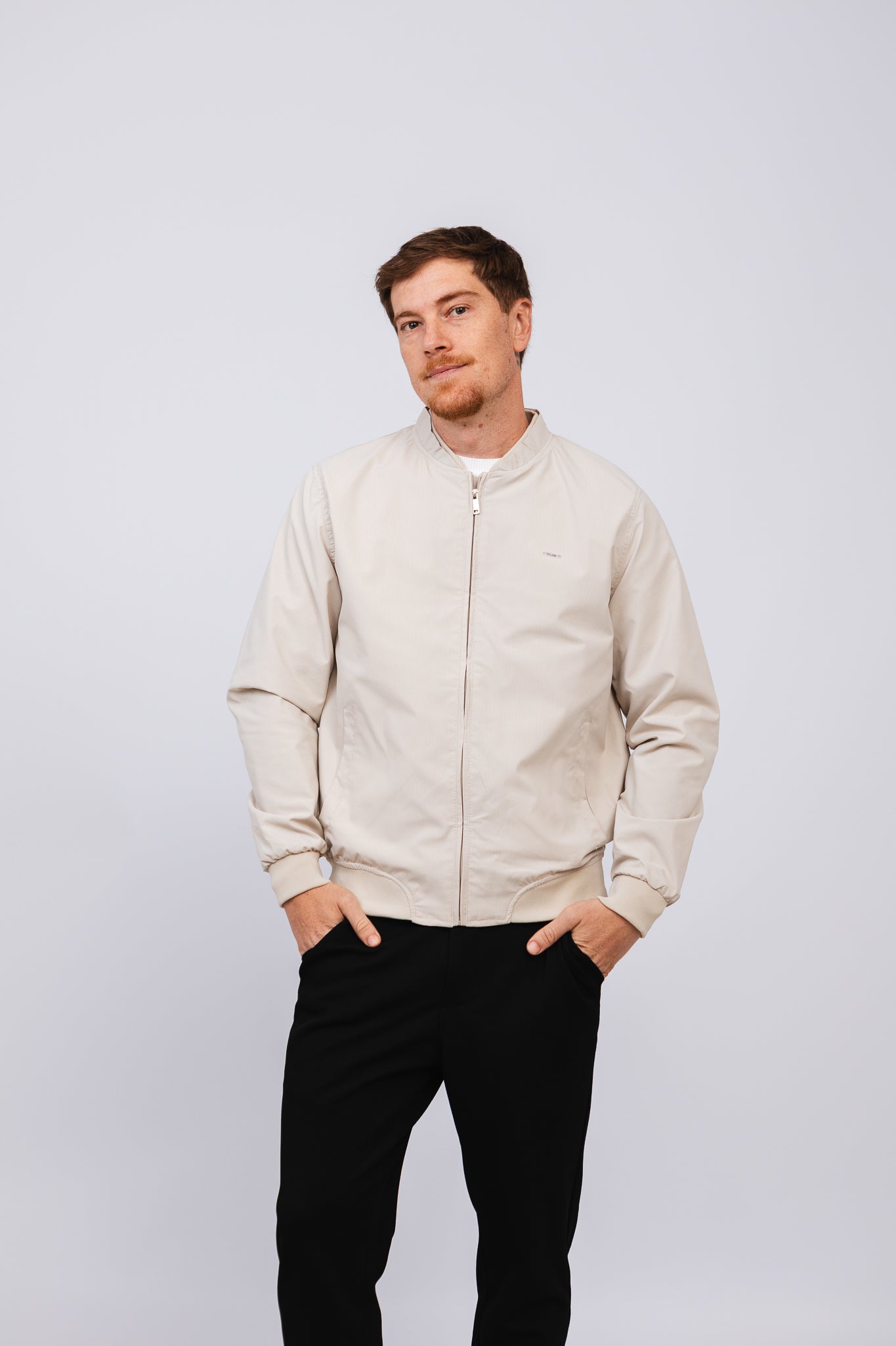 Jaqueta Holey Off White
