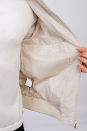 Jaqueta Holey Off White