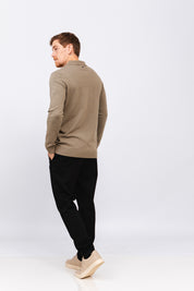 Polo Tricot ML Bruma Verde Musgo
