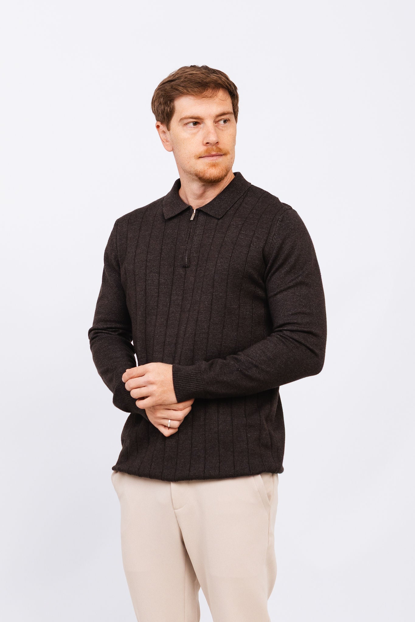 Polo Tricot ML Bruma Grafite