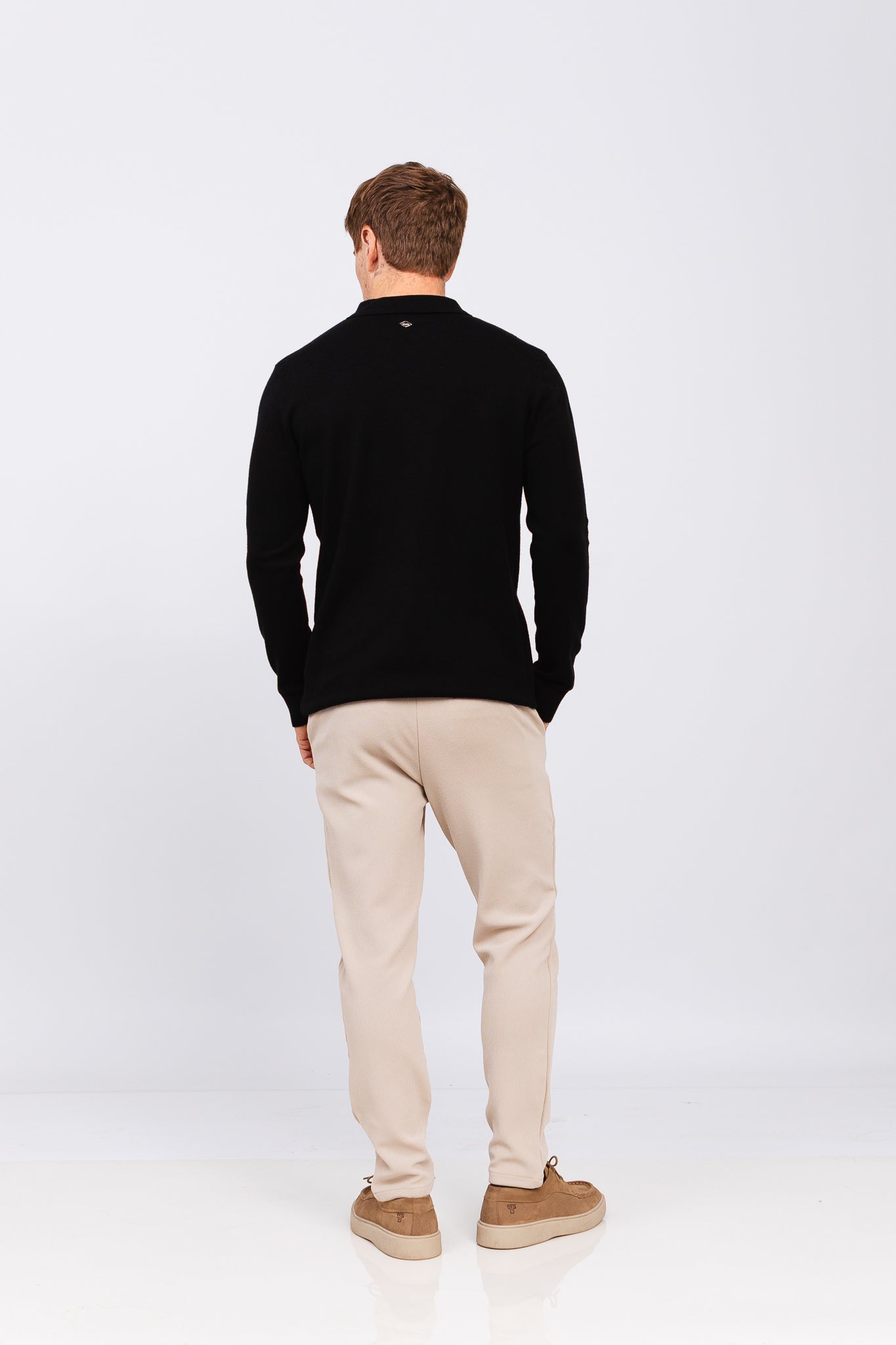 Polo Tricot ML Bruma Preta