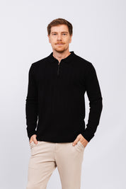 Polo Tricot ML Bruma Preta