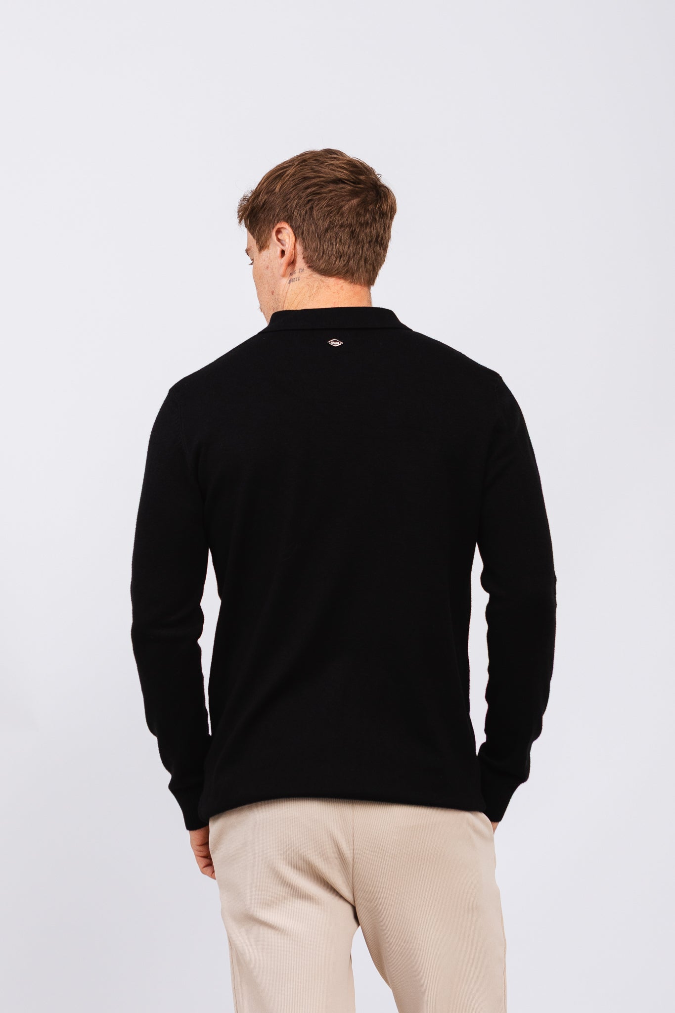 Polo Tricot ML Bruma Preta