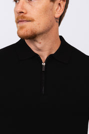 Polo Tricot ML Nord Preta