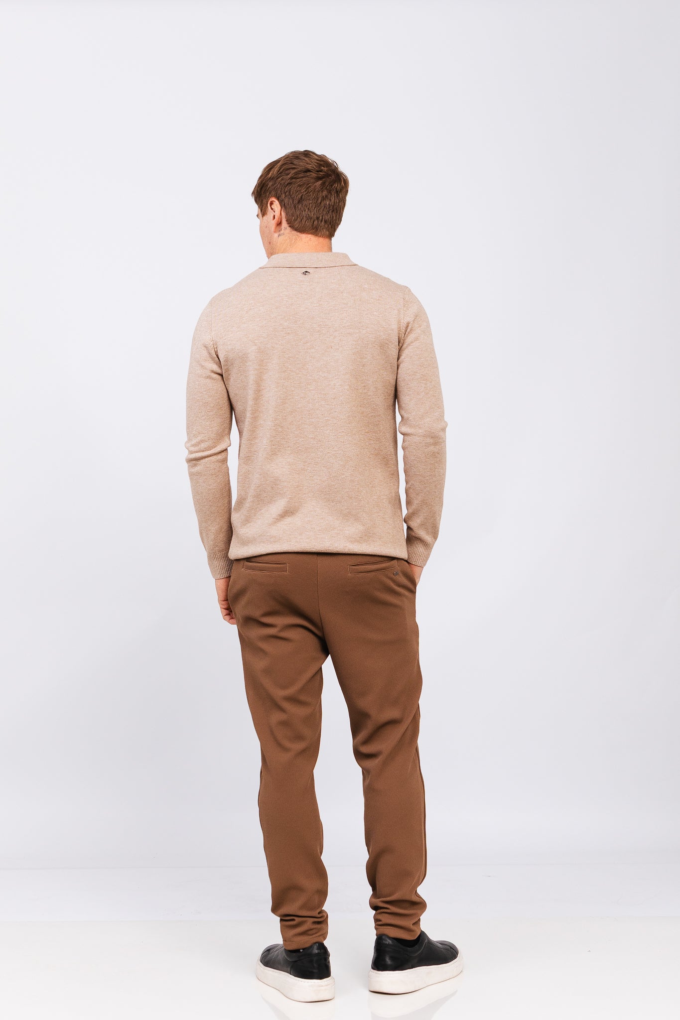 Polo Tricot ML Bruma Bege