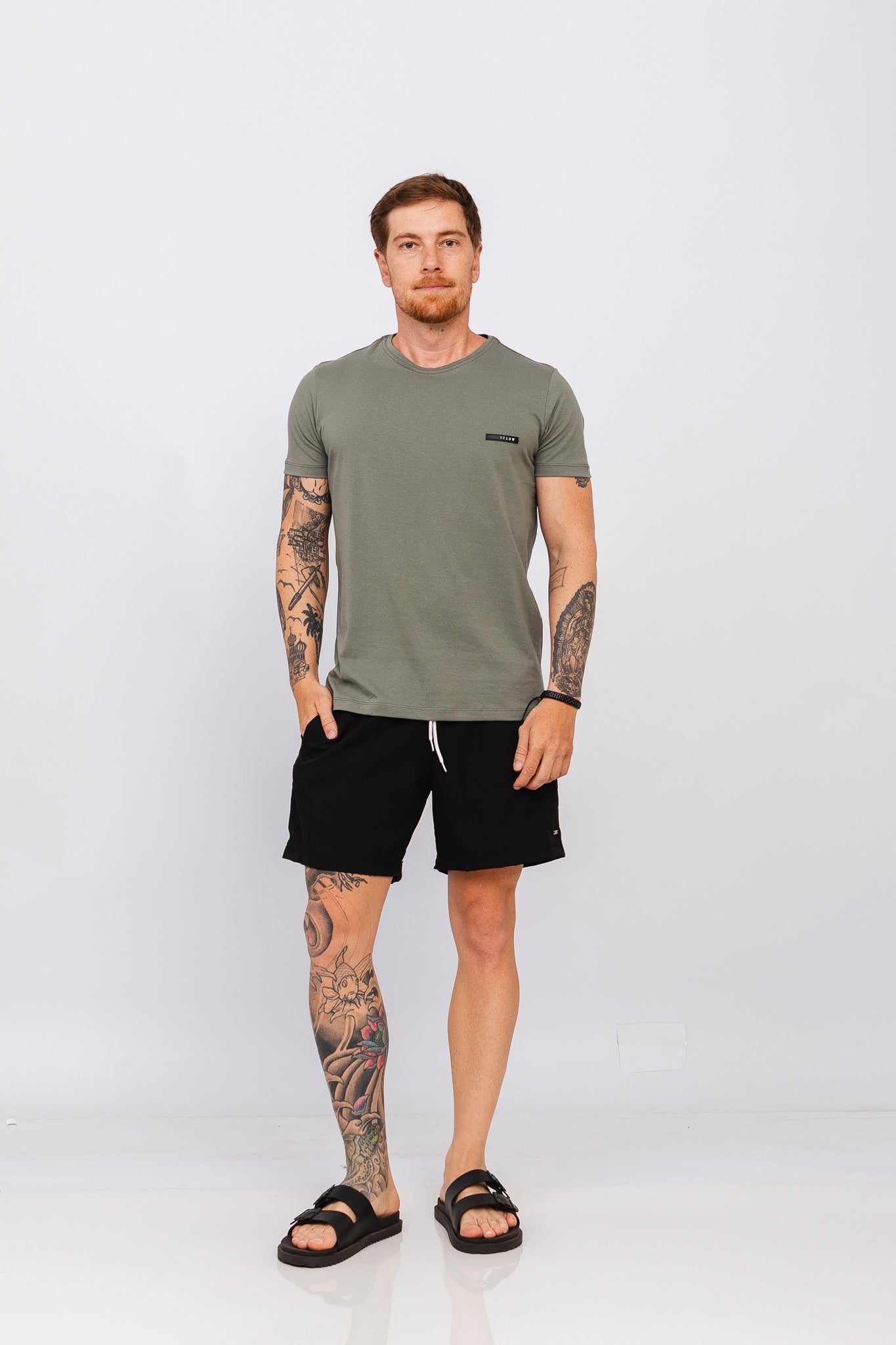 Camiseta Revive Class Verde Camaleão
