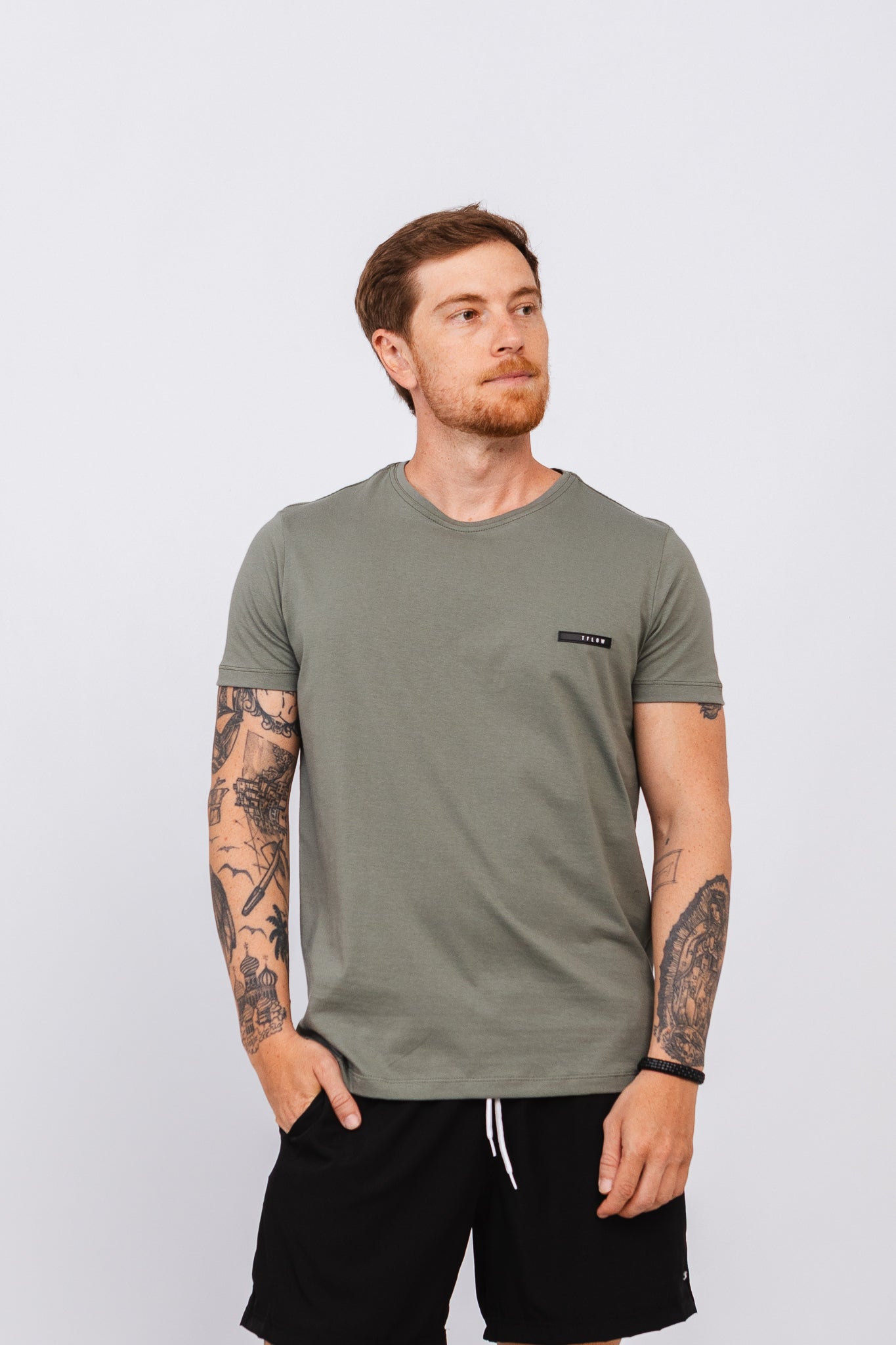 Camiseta Revive Class Verde Camaleão