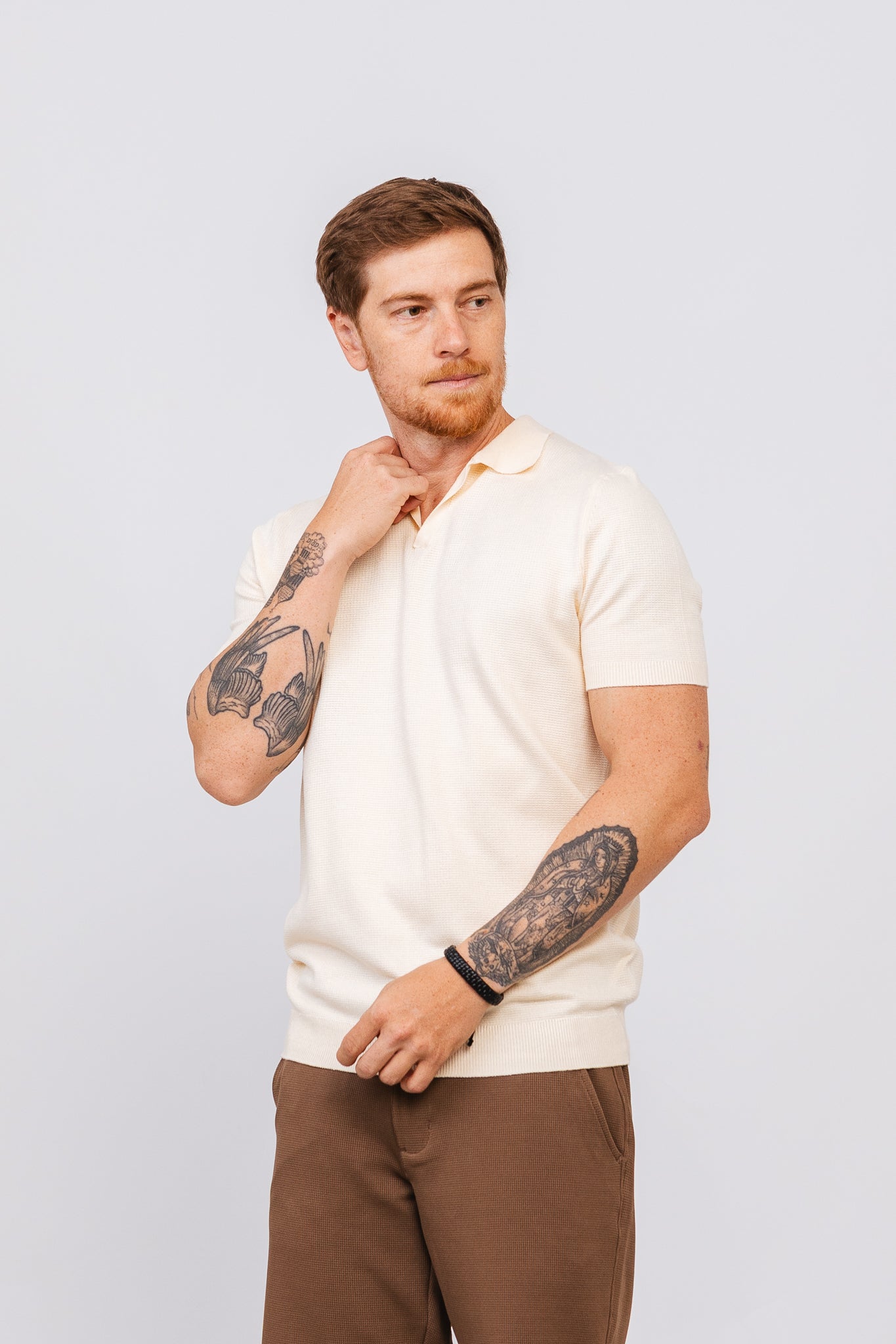 Polo Tricot Axis Creme