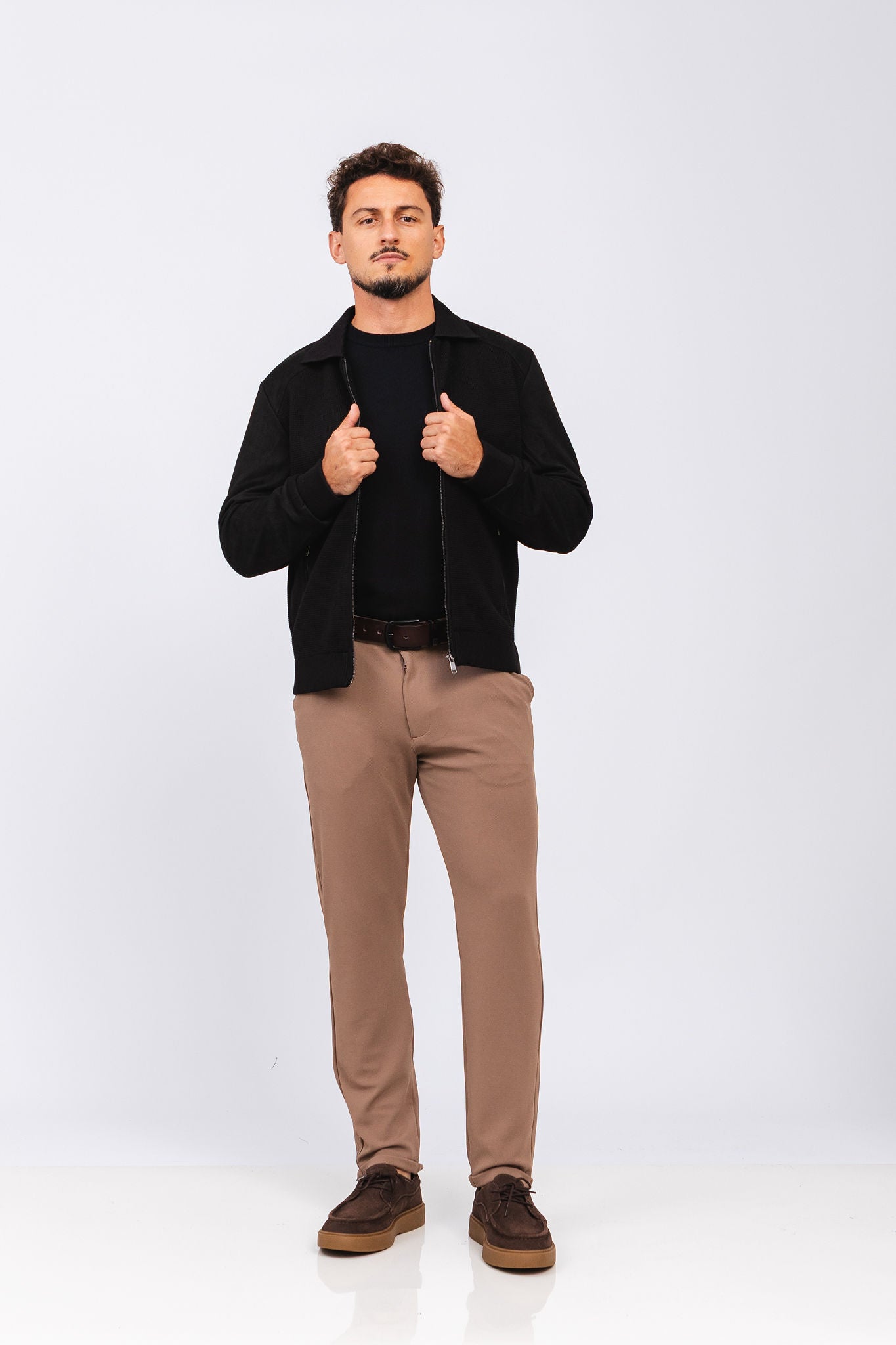 Jaqueta Tricot Matteo Preto