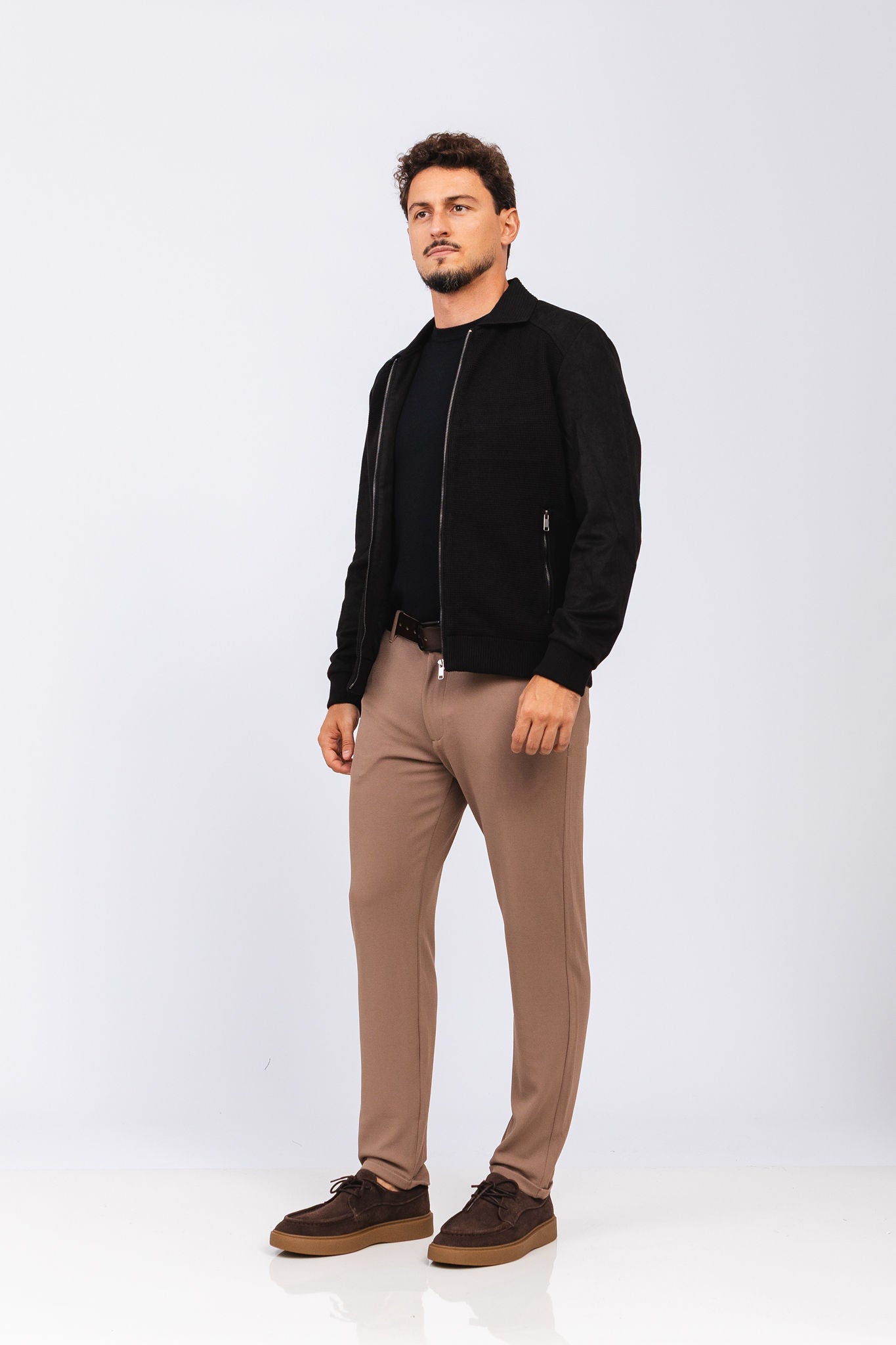 Jaqueta Tricot Matteo Preto