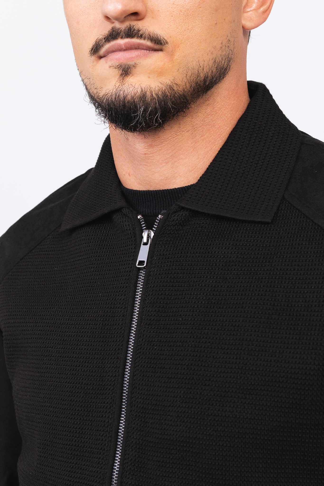 Jaqueta Tricot Matteo Preto