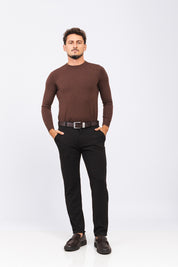 Sueter Tricot Ligne Marrom