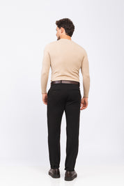 Sueter Tricot Ligne Bege