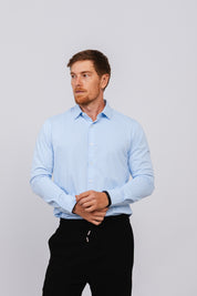 Camisa ML Easy Azul Claro