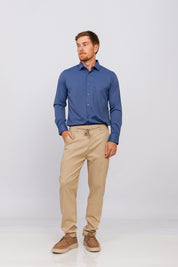 Camisa ML Easy Azul Médio