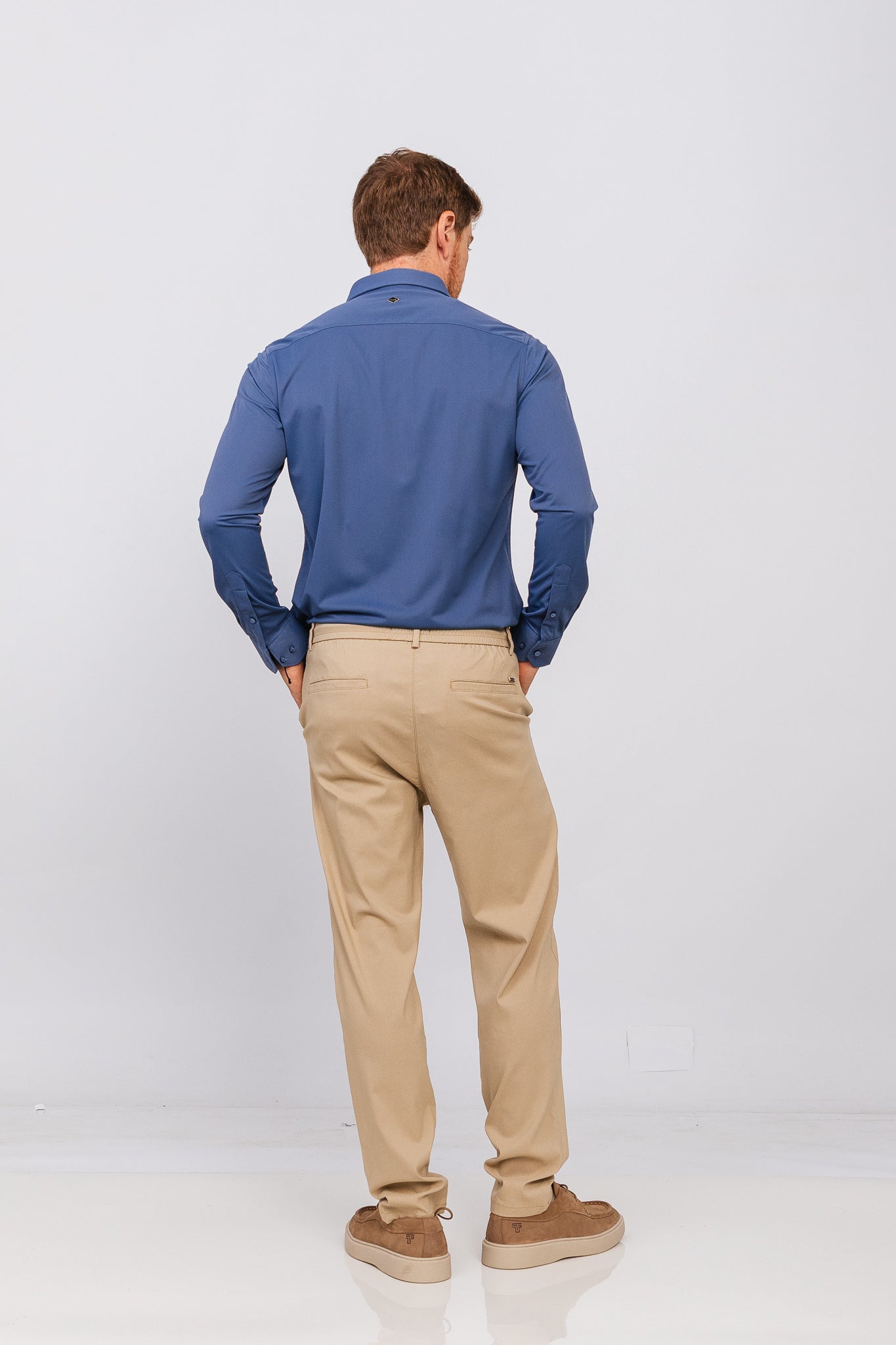 Camisa ML Easy Azul Médio