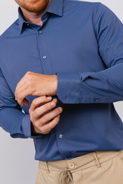 Camisa ML Easy Azul Médio