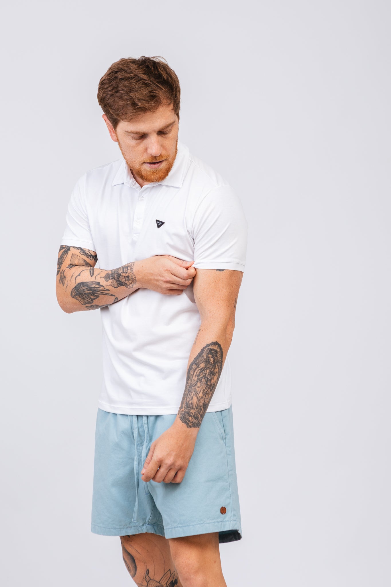 Combo 2 Polos Pima Cannel Brancas