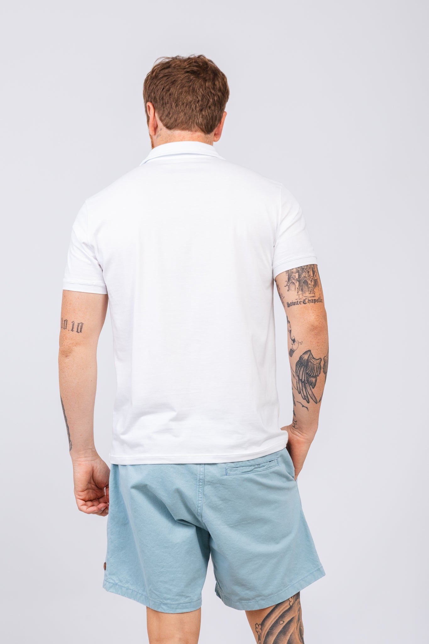 Combo 2 Polos Pima Cannel Brancas