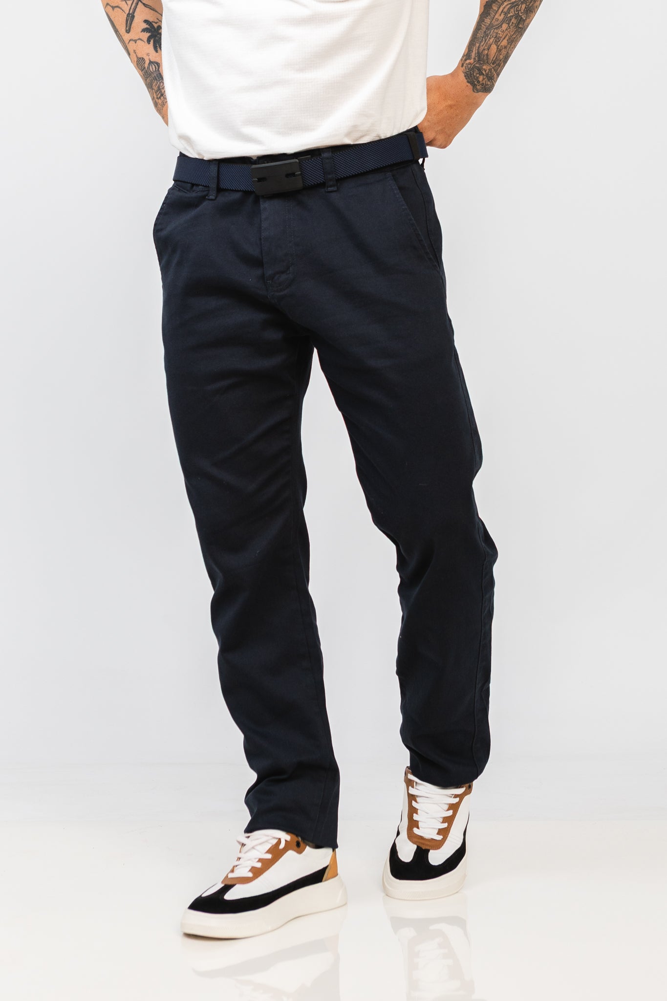 Calça SJ Chino Acet Altan Azul Marinho