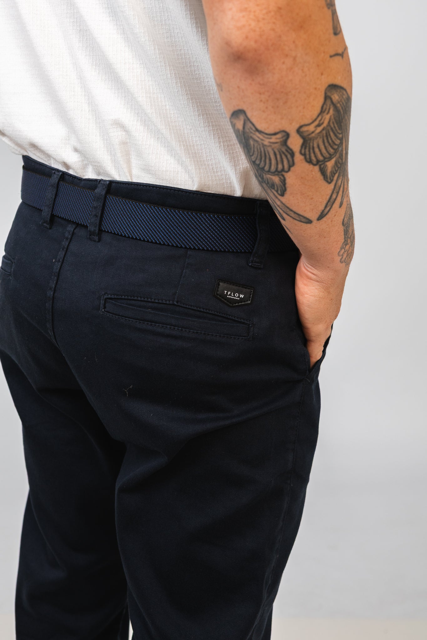 Calça SJ Chino Acet Altan Azul Marinho