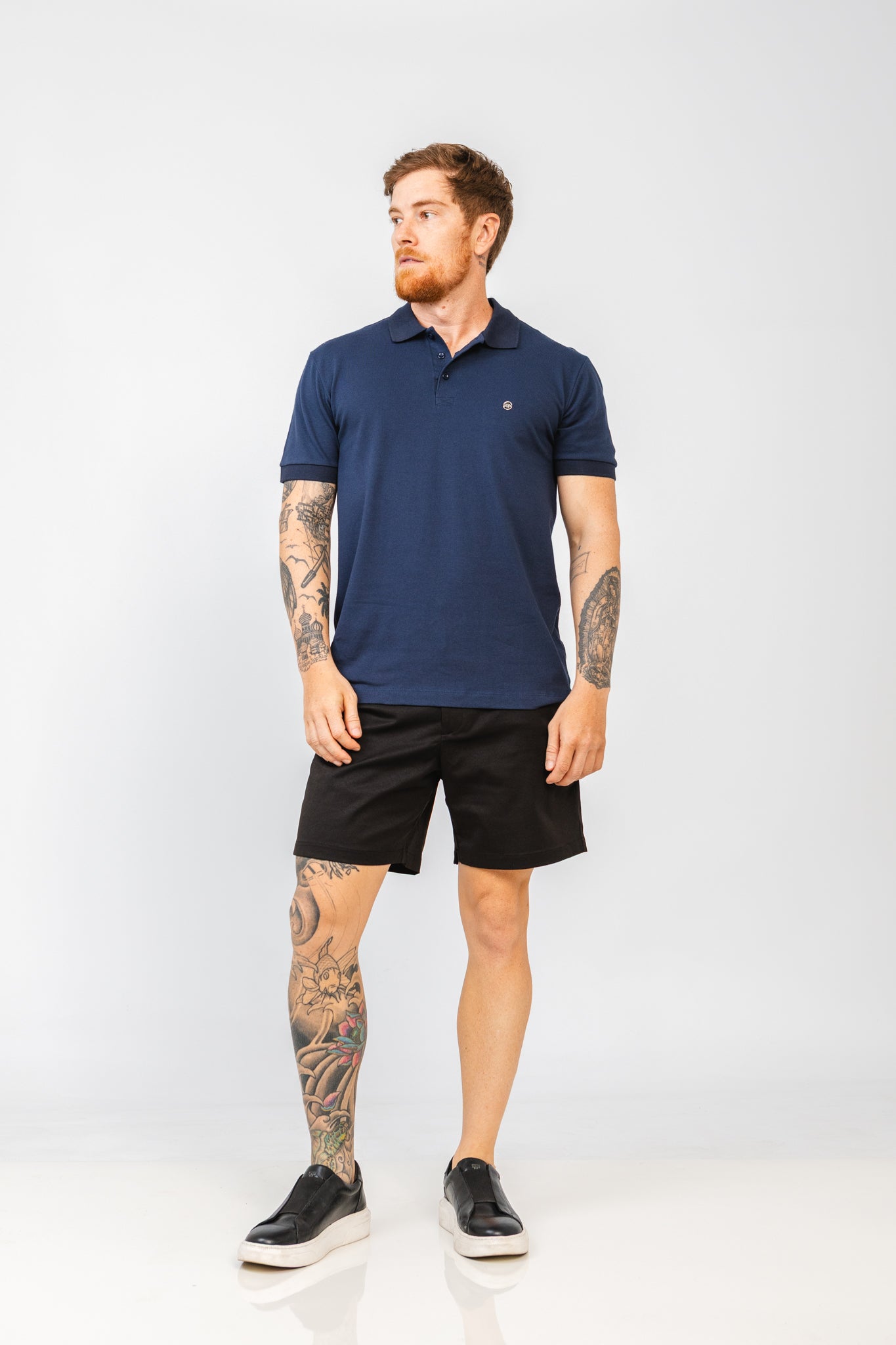 Polo Tflow Lhotse Azul Marinho