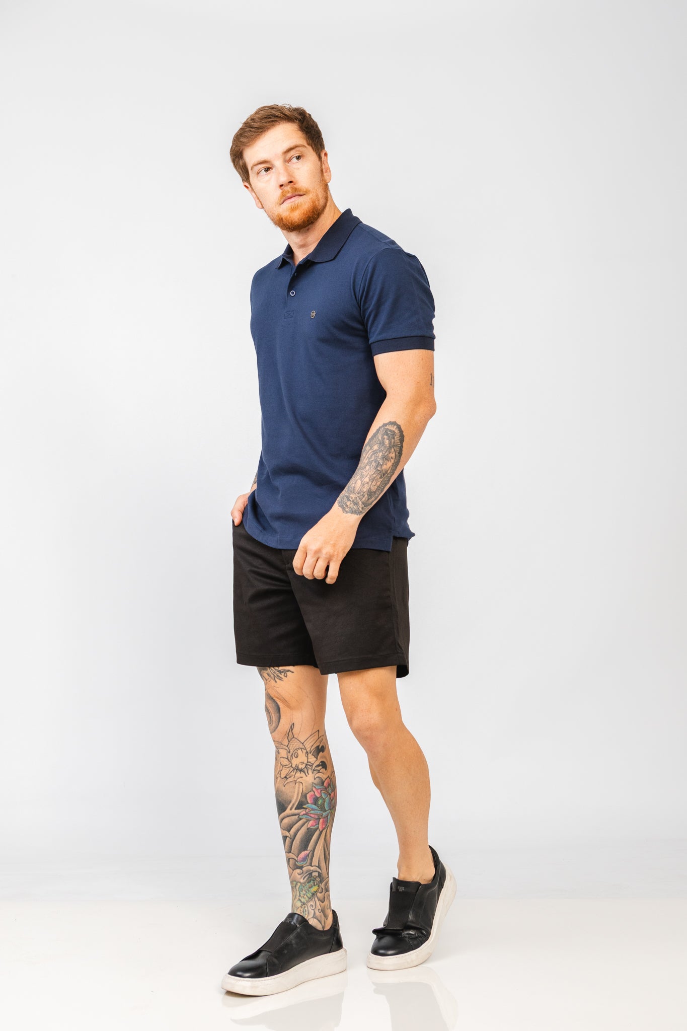 Polo Tflow Lhotse Azul Marinho