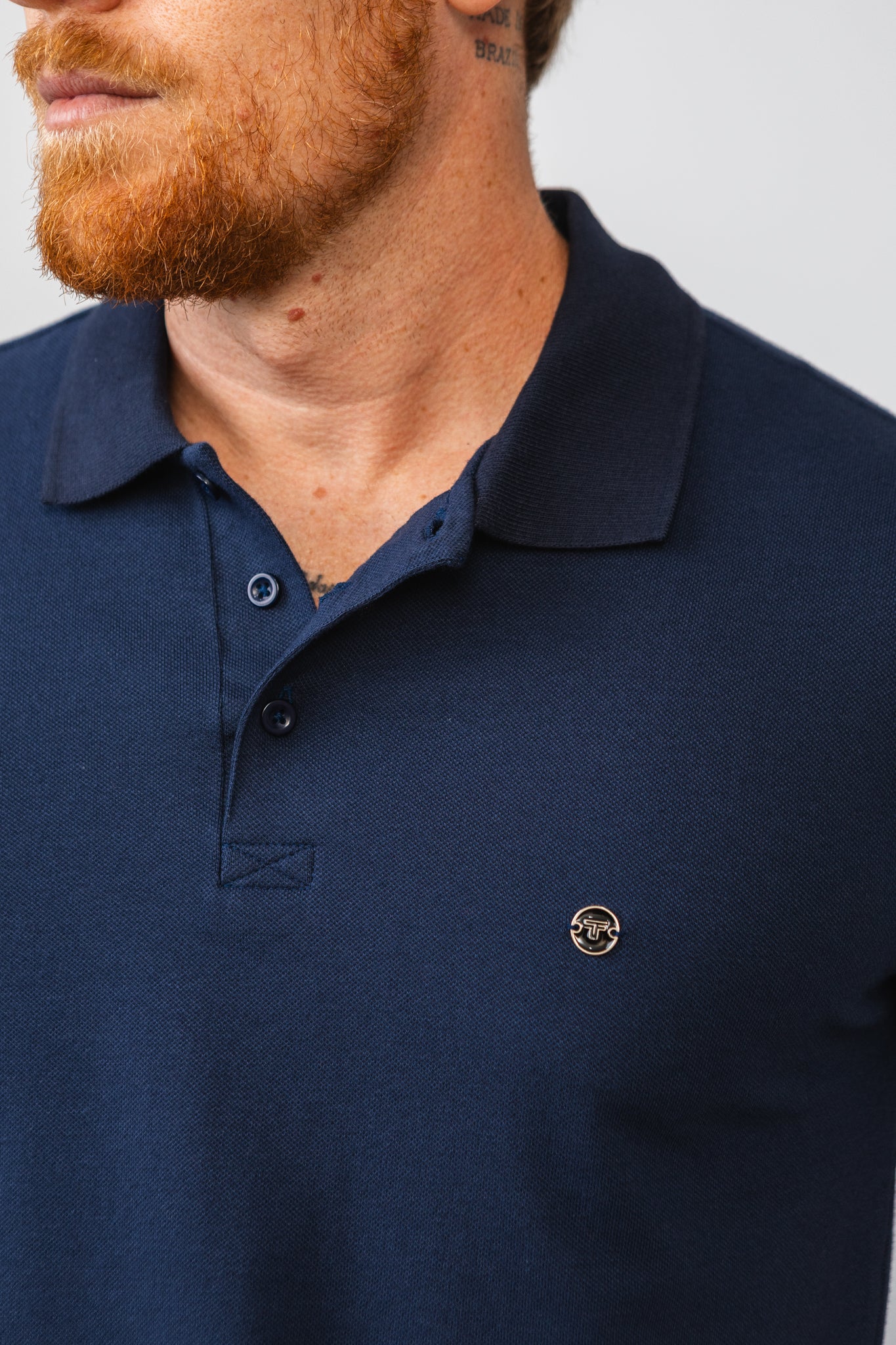 Polo Tflow Lhotse Azul Marinho