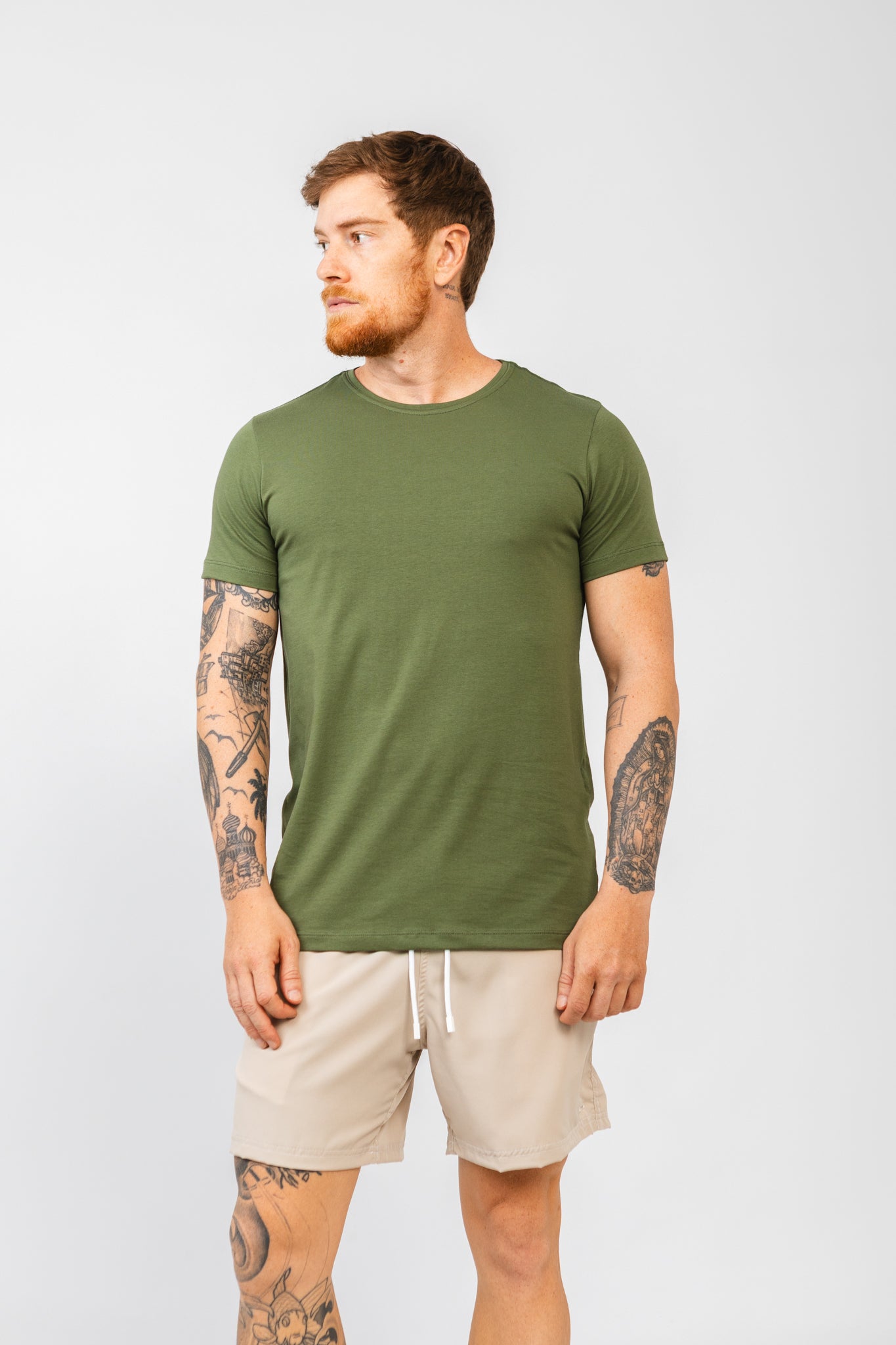 Camiseta Pima Next Edition Verde Militar
