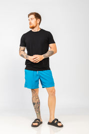 Shorts Basic Summer Azul Vivid