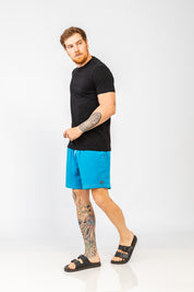 Shorts Basic Summer Azul Vivid