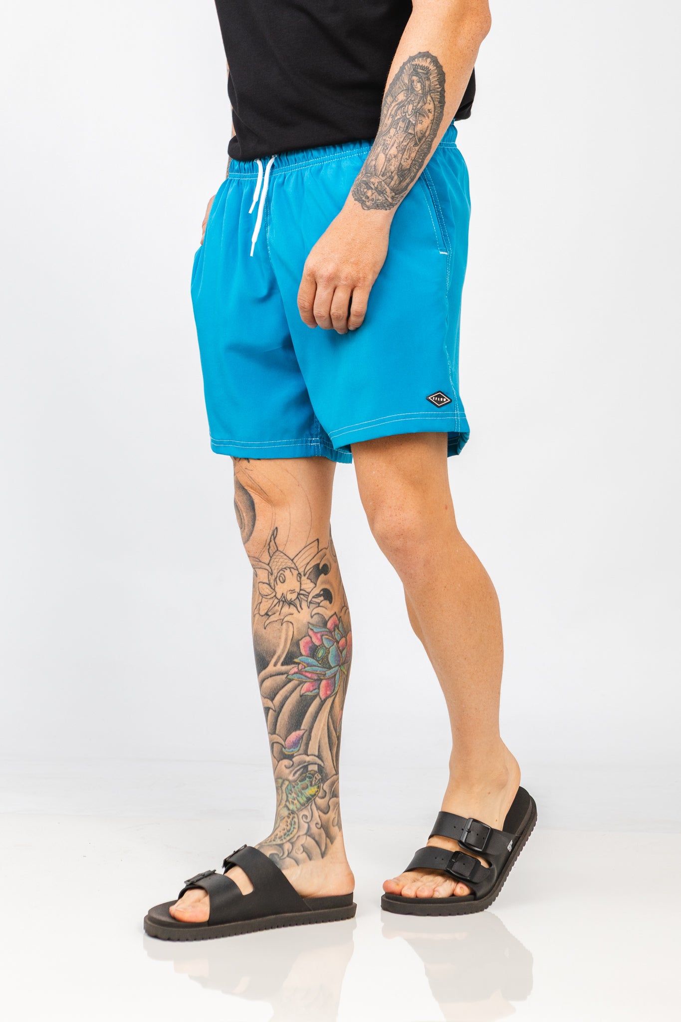 Shorts Basic Summer Azul Vivid