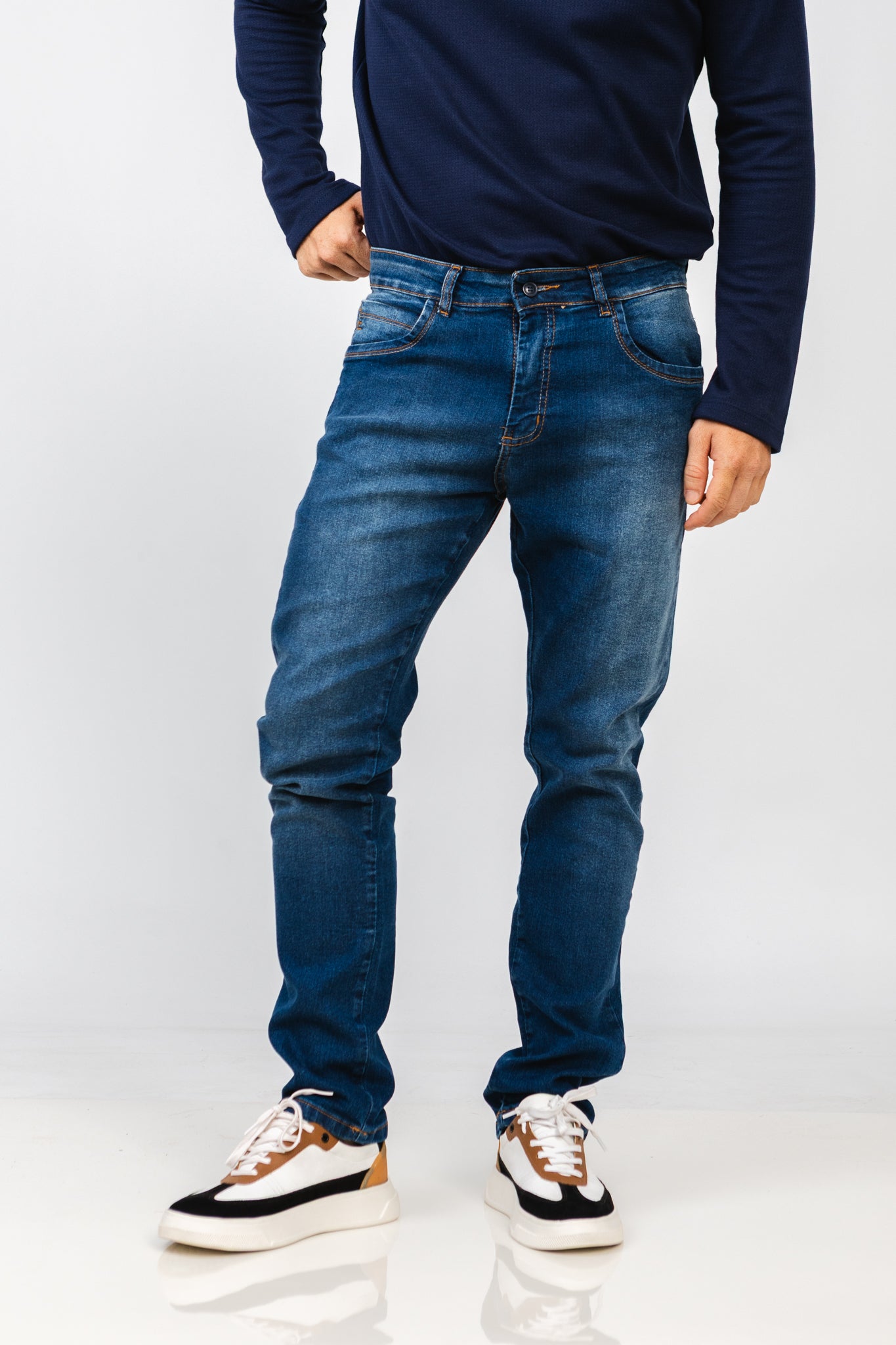 Calça Jeans Lheond Azul Stone