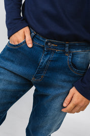 Calça Jeans Lheond Azul Stone