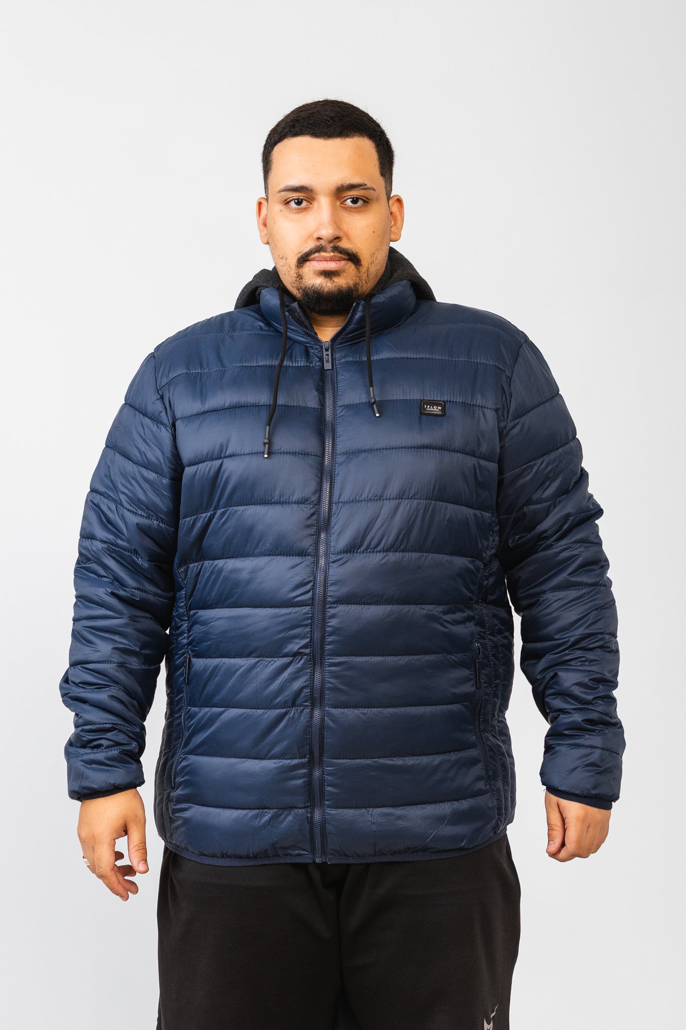 Jaqueta Plus Matelasse Originals Azul Marinho