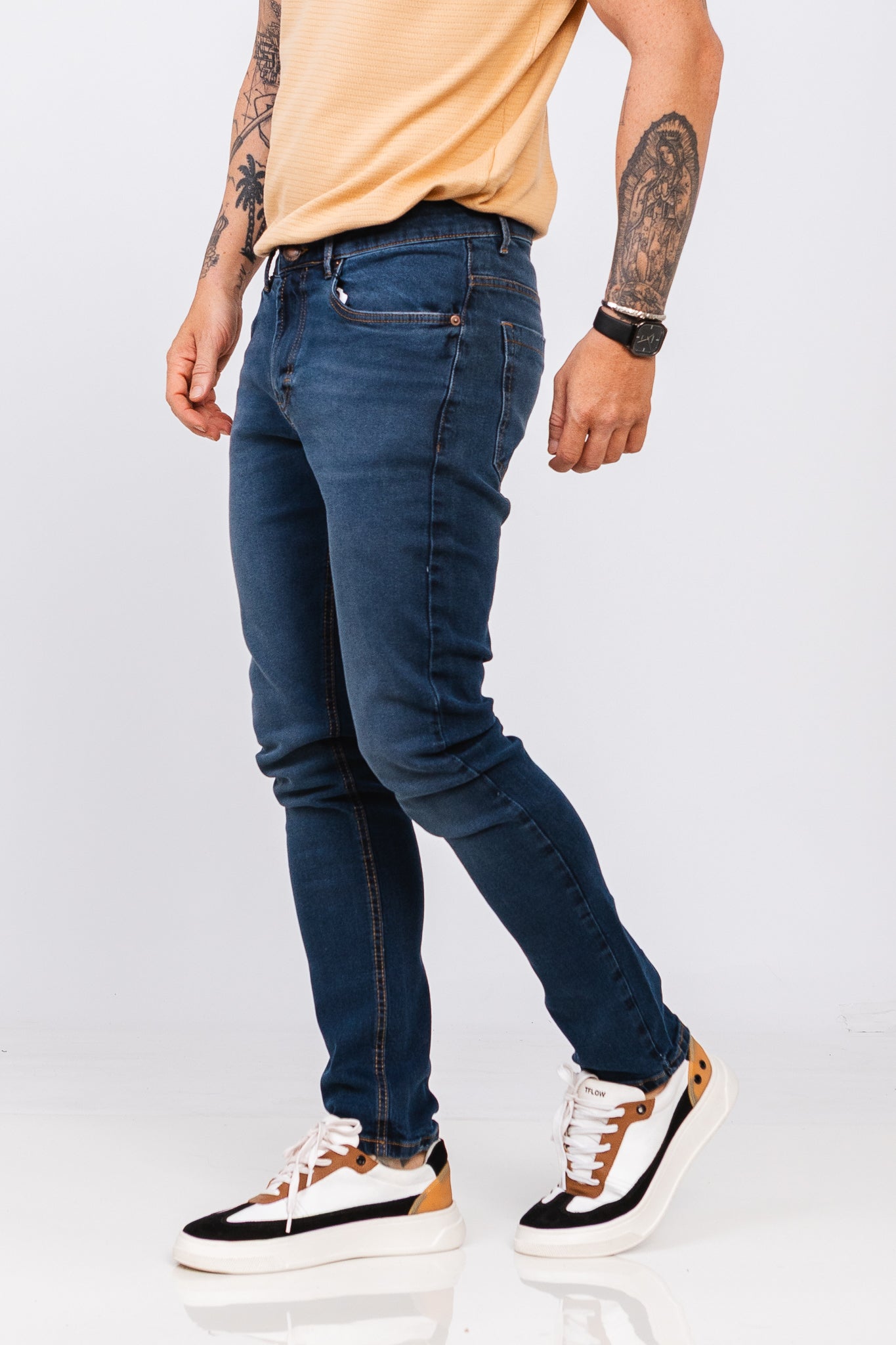 Calça Jeans Apoema Azul Médio