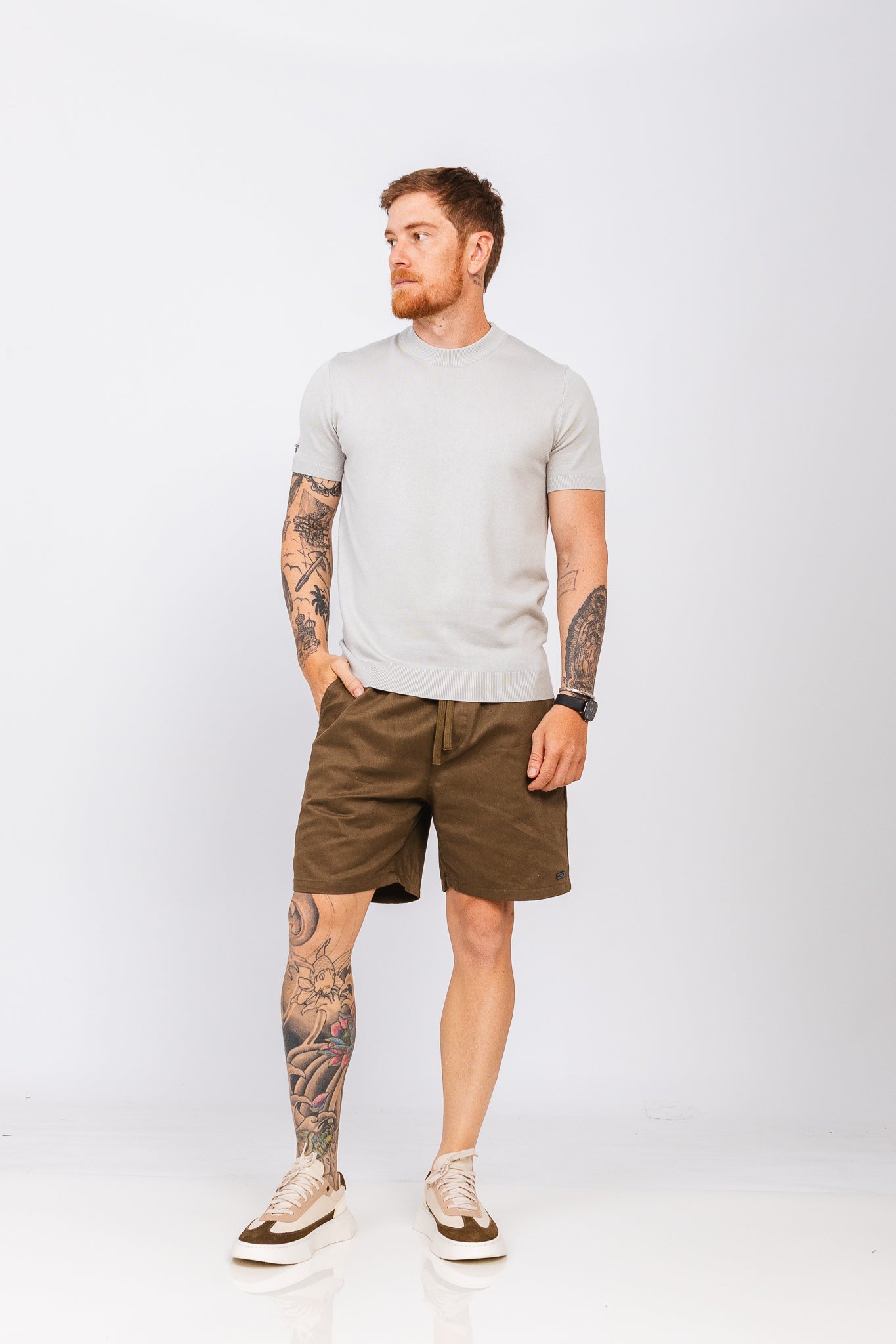Short Sarja Tourlos Verde Militar